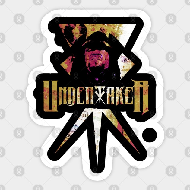 Undertaker Symbol Sticker by Holman